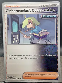 Pokemon SV: Prismatic Evolutions Ciphermaniac's Codebreaking #104/131 - Image 1