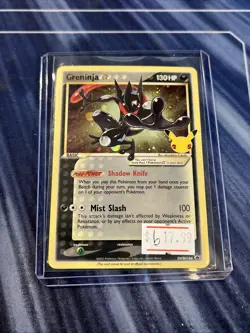 Greninja Gold Star SWSH144 Sword and Shield Promo Pokemon Card - Image 1