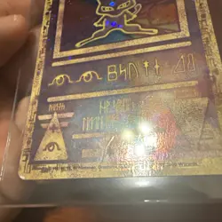 Pokemon TCG Ancient Mew Promo Holo Card Damaged - Image 3