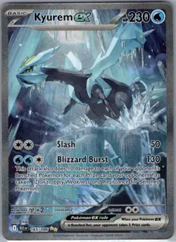 Kyurem ex - 165/086 SIR SV: Black Bolt - Pokemon Card - NM - Image 1