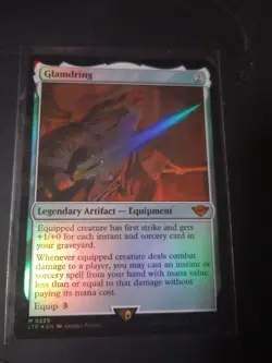 MTG Glamdring The Lord of the Rings: Tales of Middle-earth 0376 Foil Mythic - Image 1