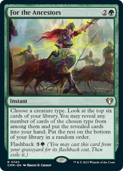 MTG - For the Ancestors [Commander Masters] - Image 1