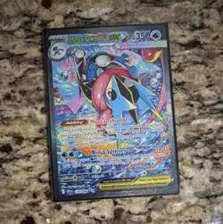 Pokemon Mega Greninja EX 116/086 XY BREAKpoint Secret Rare Full Art Holo 350 - Image 1