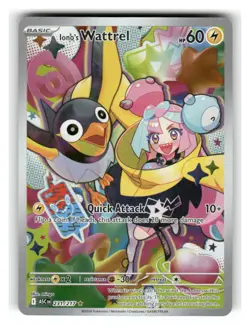 Iono's Wattrel 231/217 Illustration Rare Ascended Heroes Pokemon Near Mint - Image 1