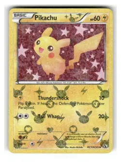 Pikachu RC7/RC25 Holo Legendary Treasures: Radiant Collection Pokemon LP - Image 1