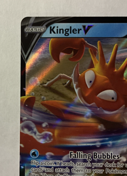 Kingler V Brilliant Star (SWSH09) Ultra Rare #028/172 Pokemon 2022 LP - Image 5