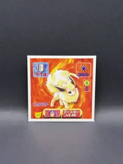1997 Pokemon Amada Sticker Japanese Flareon #339 Vintage - Image 2