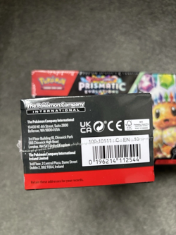 Pokemon Scarlet & Violet Prismatic Evolutions Booster Bundle & Surprise Box - Image 3