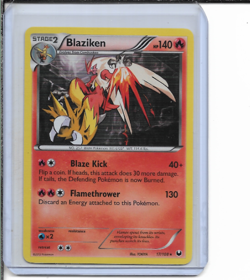 Pokemon Dark Explorers Blaziken Holo Rare #17/108 NM - Image 1
