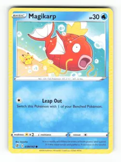 Magikarp 039/192 Common Rebel Clash Pokemon Near Mint - Image 1