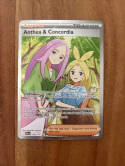 Pokemon TCG Anthea & Concordia Trainer 254/217 Ascended Heroes Ultra Rare NM - Image 1