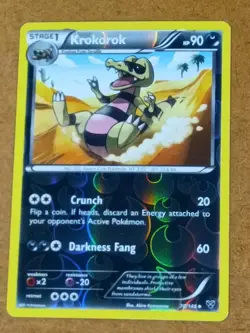 Krokorok 70/146 Uncommon XY Pokemon Reverse Holo Lightly Played - Image 1