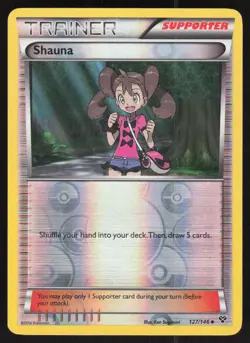 Shauna 127/146 Uncommon XY Pokemon Reverse Holo Lightly Played - Image 1