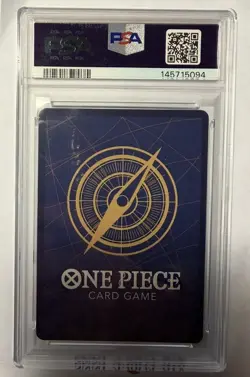 2025 One Piece Monkey D. Luffy Treasure Rare #OP11-058 PSA 10 GEM MINT - Image 2