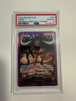 2024 ONE PIECE PREMIUM CARD COLLECTION -LEADER COLLECTION- #001 KAIDO PSA 10 - Image 3