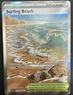 Surfing Beach - 114/086 - Ultra Rare - Chaos Rising - NM/M - Pokemon Card - Image 2