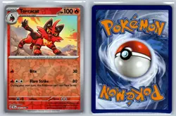 Torracat 033/162 Common Temporal Forces Pokemon Card Reverse Holo A009-039 NM - Image 3