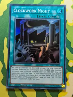 Clockwork Night RA03-EN071 Super Rare 1st Edition YuGiOh TCG Card - Image 1