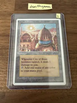 [Near Mint] MTG City of Brass Rare Land Chronicles - Image 1