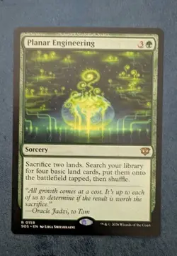 MTG Secrets Of Strixhaven Rare PLANAR ENGINEERING NM - Image 1