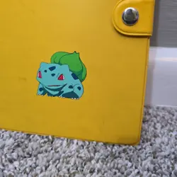 1999 Vintage Pokemon Yellow Bulbasaur Binder With 30 4-Pocket Plastic 120ct - Image 5