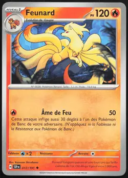 Carte Pokemon Feunard 017/191 Etincelles Deferlantes Francais - Image 1