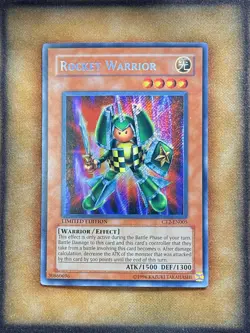 Yugioh Rocket Warrior CT2-EN005 Secret Rare Limited Edition NM - Image 1