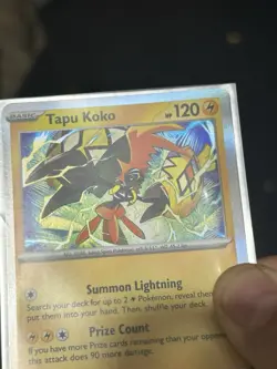 Tapu Koko ⚡ 065/191 Sv08: Surging Sparks Holo Rare Pokemon Card New NM - Image 3