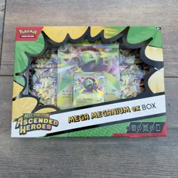 Pokemon TCG Ascended Heroes Mega Meganium ex Box - New And Sealed - Fast Ship! - Image 1