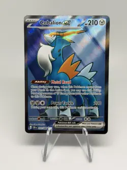 Cobalion ex 103/086 ME04: Chaos Rising Ultra Rare Pokemon NM - Image 1