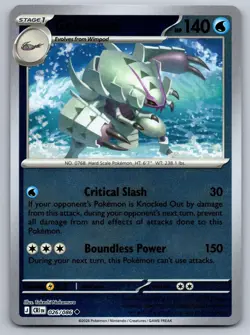 GOLISOPOD 026/086 REVERSE HOLO UC POKEMON ME04: CHAOS RISING NM/M - Image 1