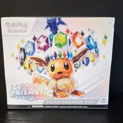 Pokemon Prismatic Evolutions ETB Elite Trainer Box Sealed - Image 1