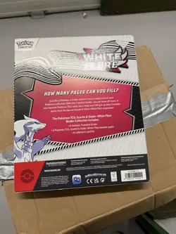Pokemon TCG Scarlet & Violet White Flare Binder Collection Box Sealed New! - Image 2