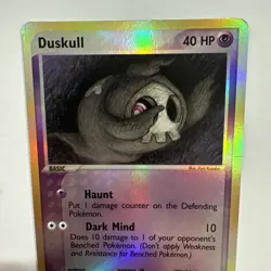Duskull 62/100 Sandstorm Reverse Holo Pokemon 2003 - Image 2