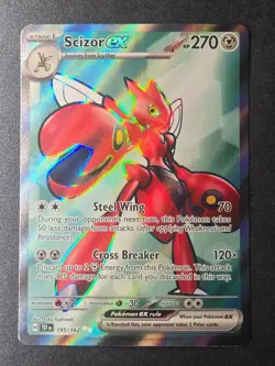 Scizor ex 195/162 NM Temporal Forces Ultra Rare Pokemon - Image 1
