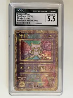 ANCIENT MEW HOLO - Pokemon Movie Promo (2000) - CGC 5.5 Excellent+ - Image 3