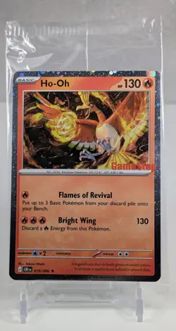 Ho-Oh 010/086 GameStop Stamped Promo Sealed 2026 Pokemon Chaos Rising Holo Rare - Image 1