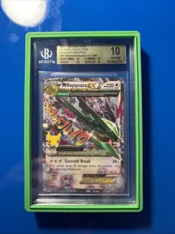 2021 Pokemon Celebrations Classic Collection Mega Rayquaza Ex BGS 10 - Image 1