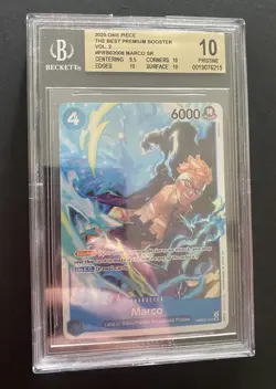 One Piece: Marco #PRB02-008 SR - The Best Premium Booster Vol. 2 - BGS 10 - Image 1