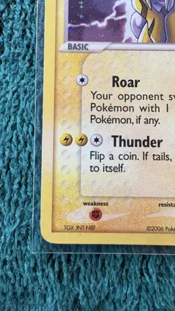 Raikou 3/17 Swirl POP Series Holo Rare Pokemon Card Series 2 Vintage 2006 ✔ - Image 5