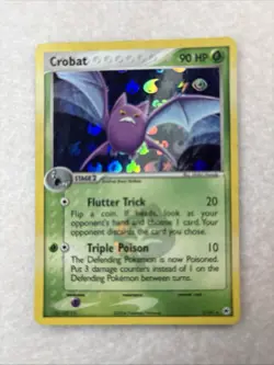Crobat 3/101 EX Hidden Legends Reverse Holo Pokemon Card - LP - Image 1