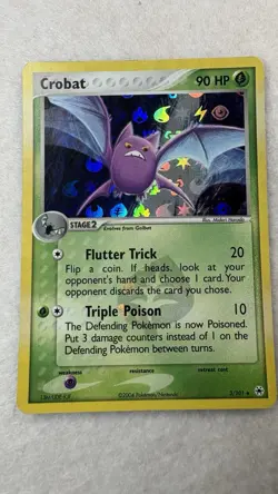 Crobat 3/101 EX Hidden Legends Reverse Holo Pokemon Card - LP - Image 2