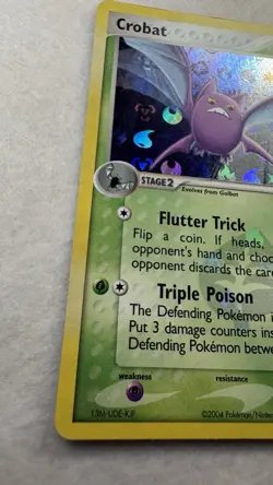Crobat 3/101 EX Hidden Legends Reverse Holo Pokemon Card - LP - Image 5