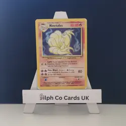 Ninetails 12/102 Holo Base Pokemon Card WOTC - Image 1