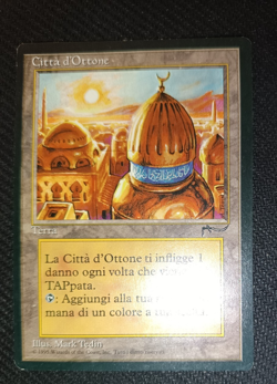 Magic The Gathering Citta d'ottone Rinascimento City of Brass Terra Land - Image 4