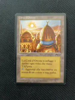 Magic The Gathering Citta d'ottone Rinascimento City of Brass Terra Land - Image 1