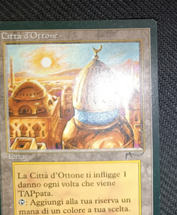 Magic The Gathering Citta d'ottone Rinascimento City of Brass Terra Land - Image 3