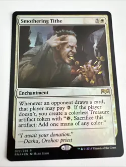 Smothering Tithe – FOIL – Ravnica Allegiance – Near Mint – MTG EDH Staple - Image 1