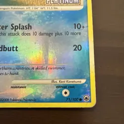 Pokemon Tcg Card Piplup Promos Platinum Stamped Reverse Holo 71/100 - Image 4