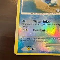 Pokemon Tcg Card Piplup Promos Platinum Stamped Reverse Holo 71/100 - Image 5